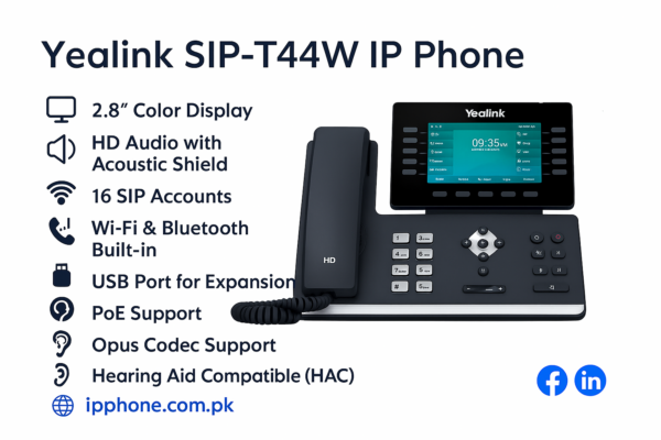 Yealink SIP T44W Price in Pakistan