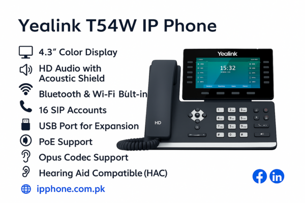 Yealink SIP T54W Price in Pakistan