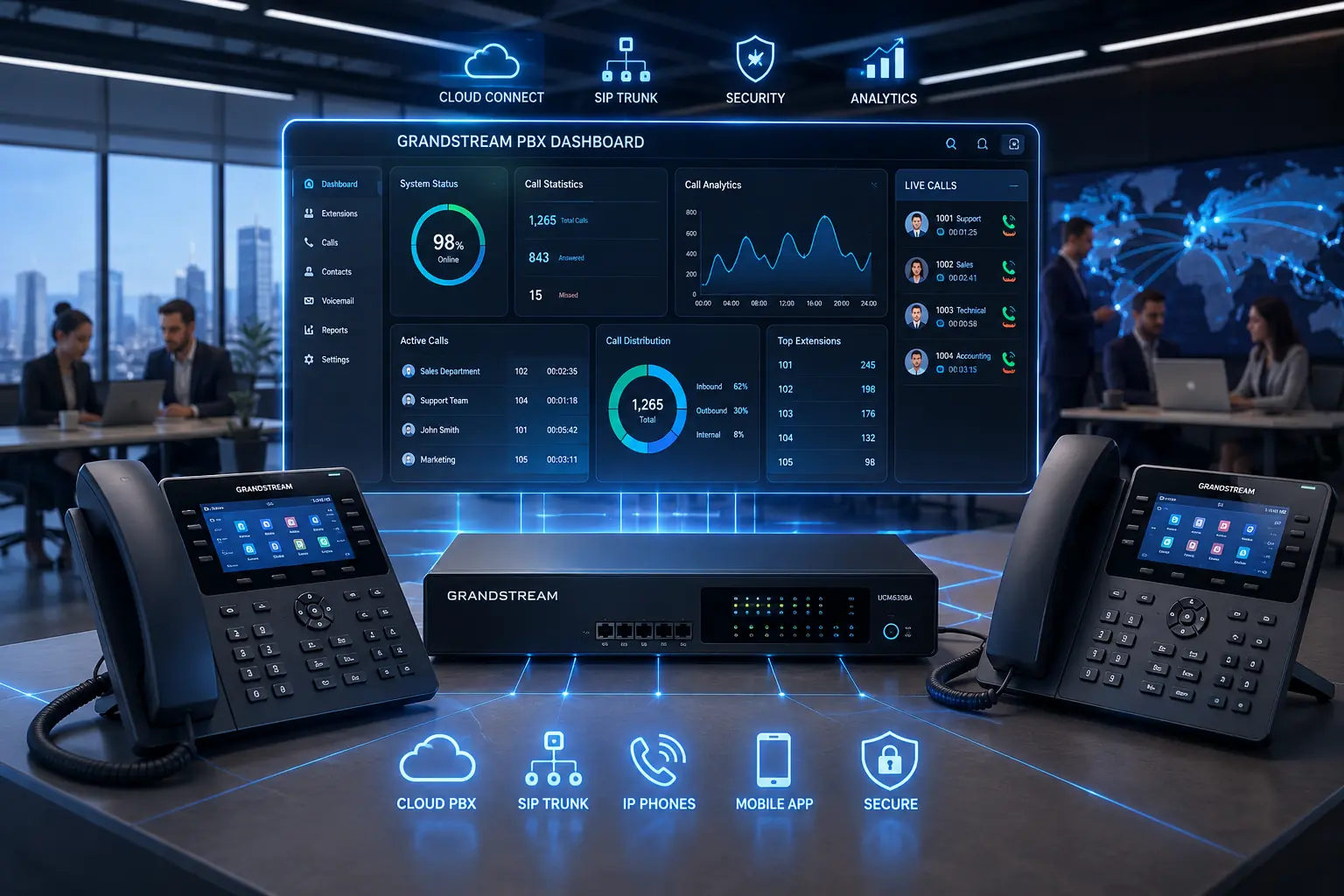 Grandstream PBX