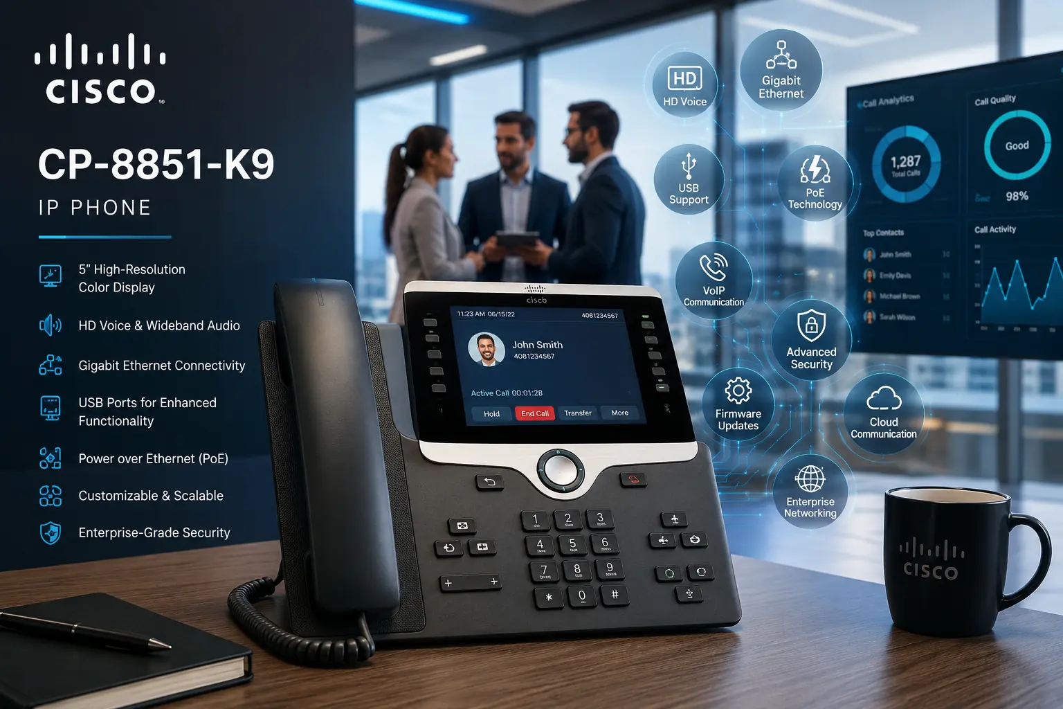 Cisco CP-8851-K9
